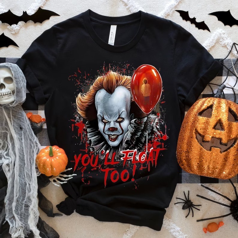 Pennywise Halloween You'll Float Too T-Shirt