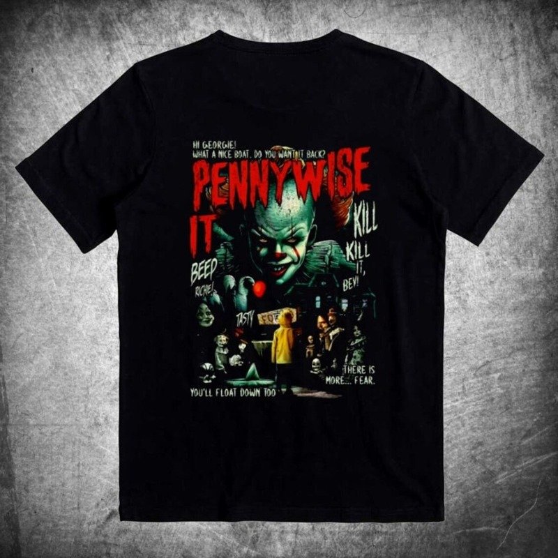 It Pennywise Stephen King Halloween T-Shirt It Pennywise Stephen King Halloween T-Shirt