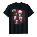 Mini Series Many Faces of Pennywise T-Shirt Mini Series Many Faces of Pennywise T-Shirt