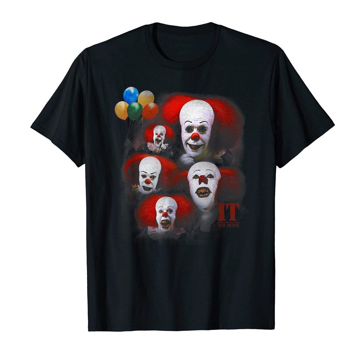 Mini Series Many Faces of Pennywise T-Shirt Mini Series Many Faces of Pennywise T-Shirt