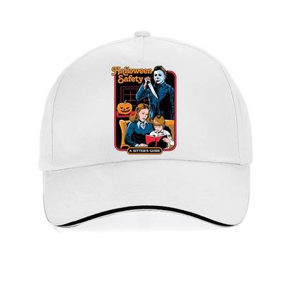 Michael Myers A Sitters Guide Halloween Safety Hat Cap Michael Myers A Sitters Guide Halloween Safety Hat Cap