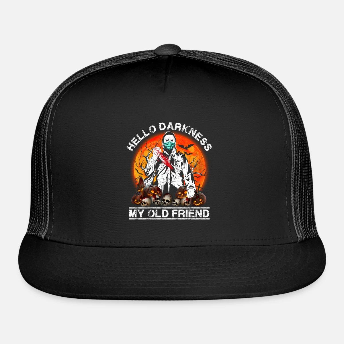 Hello Darkness My Old Michael Myers Halloween Hat Cap Hello Darkness My Old Michael Myers Halloween Hat Cap