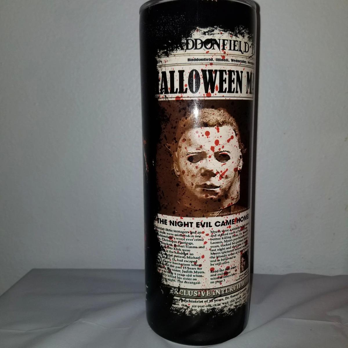 Cool Michael Myers Skinny Tumbler But You Can't Kill The Boogeyman Cool Michael Myers Skinny Tumbler But You Can't Kill The Boogeyman