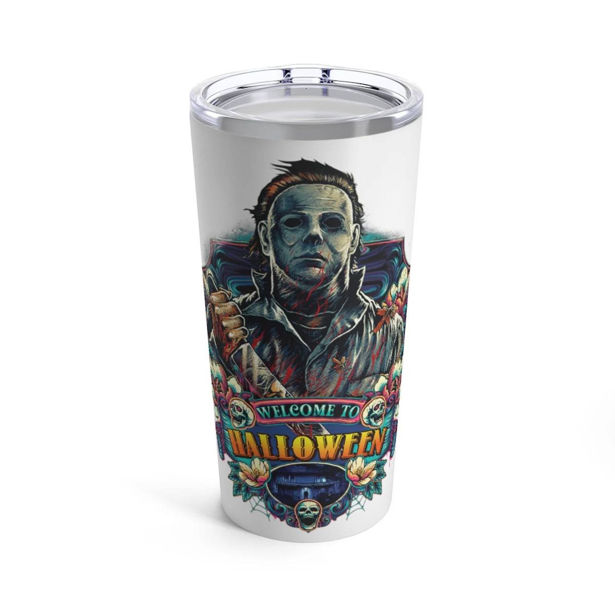 Michael Myers Tumbler Welcome To Halloween