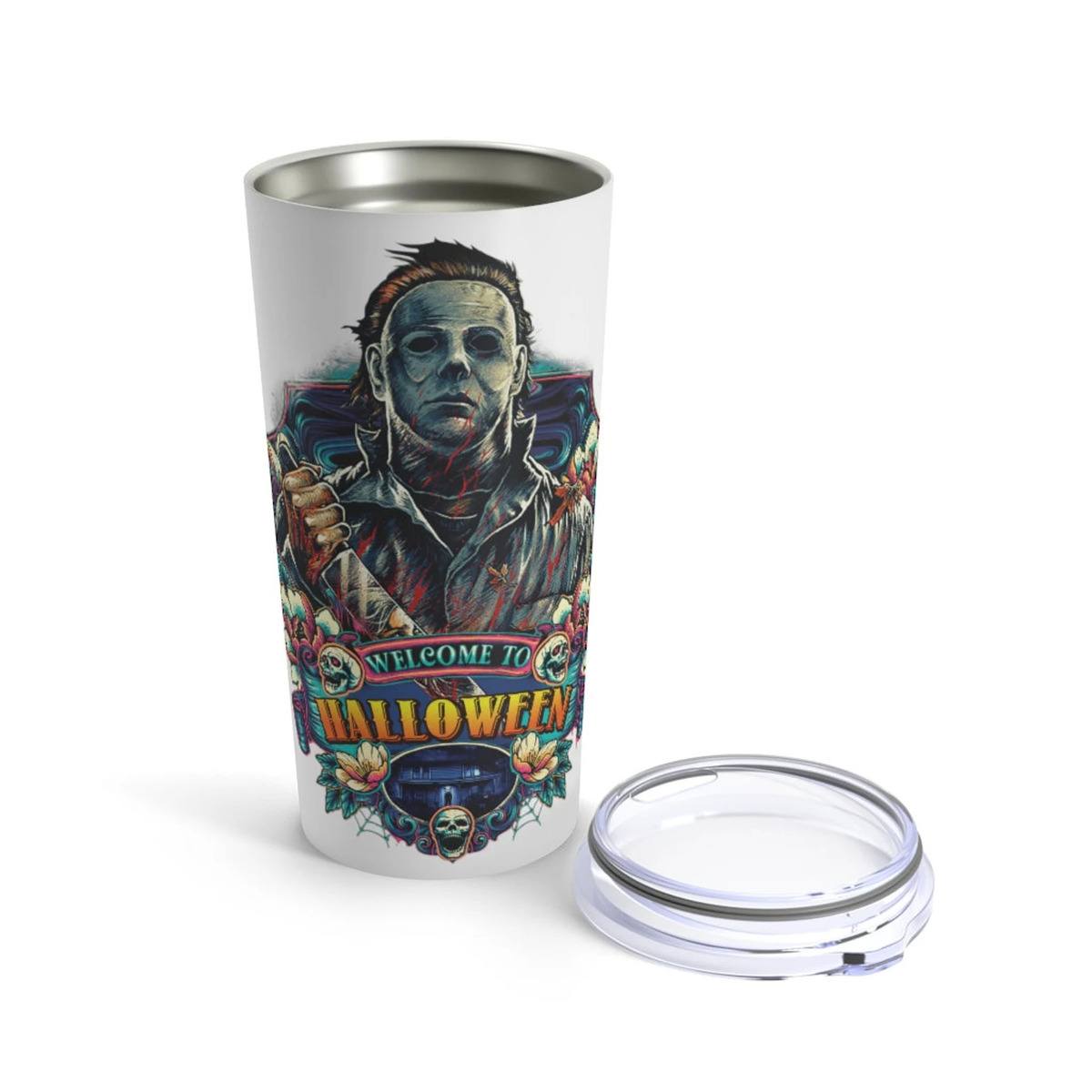 Michael Myers Tumbler Welcome To Halloween Michael Myers Tumbler Welcome To Halloween
