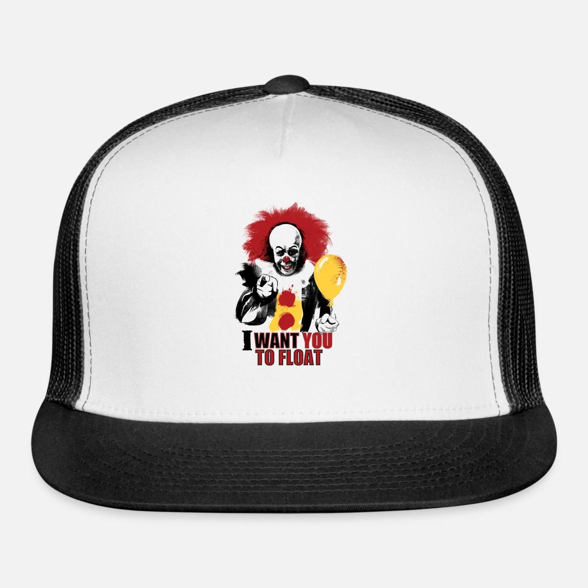 IT Pennywise Hat Cap I Want You Too Float IT Pennywise Hat Cap I Want You Too Float