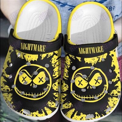 Jack Skellington Crocs Clogs Creepy Nightmare Jack Skellington Crocs Clogs Creepy Nightmare