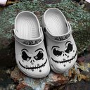 Jack Skellington Crocs Clogs Smiling Face Jack Skellington Crocs Clogs Smiling Face