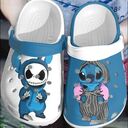 Baby Jack Skellington And Stitch Crocs Clogs Baby Jack Skellington And Stitch Crocs Clogs