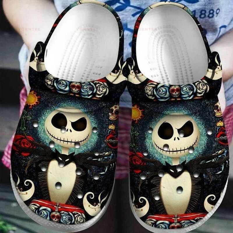 Jack Skellington Crocs Clogs The Nightmare Before Christmas Gift Jack Skellington Crocs Clogs The Nightmare Before Christmas Gift