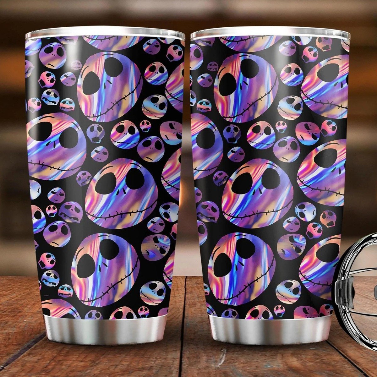 Jack Skellington Tumbler Hologram Faces