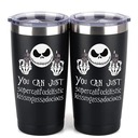 Jack Skellington Tumbler You Can Just Supercalifuckilistic Kissmyassadocious