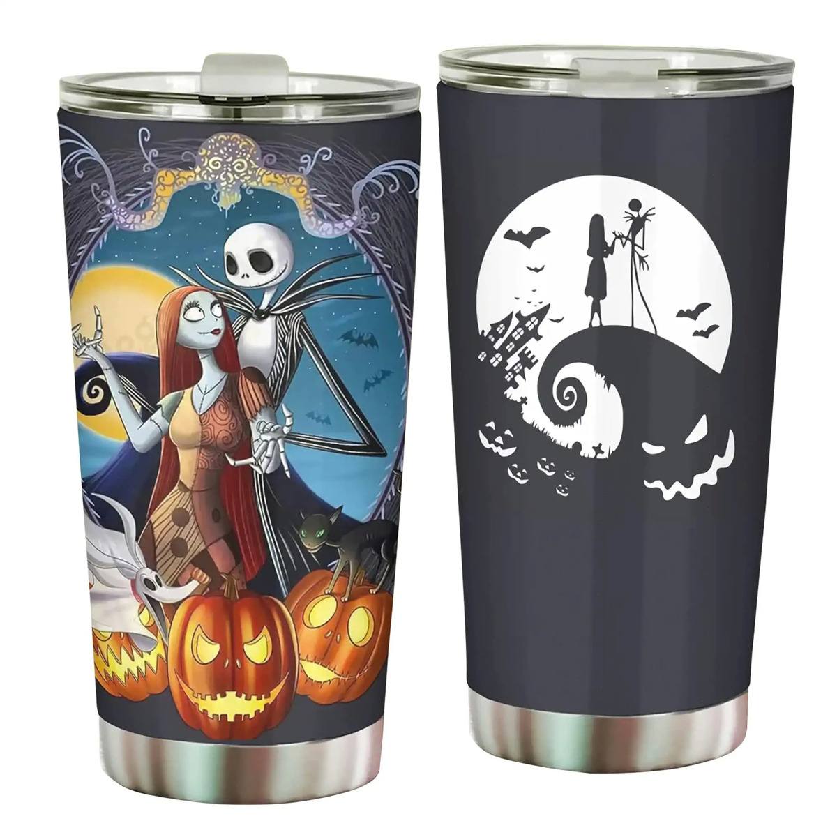 Disney Jack Skellington And Sally Tumbler