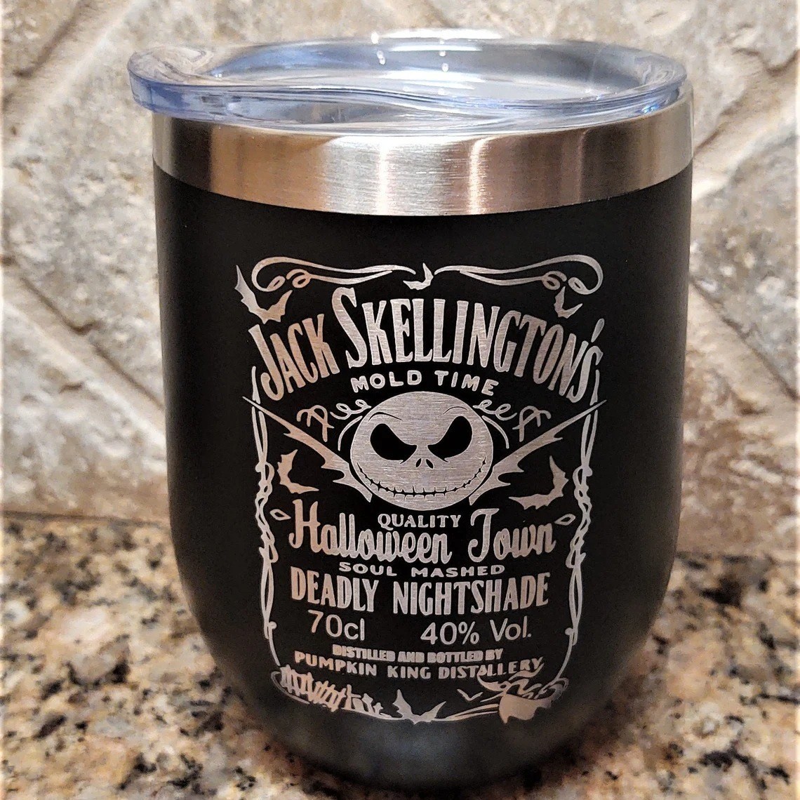 Jack Skellington Tumbler Mold Time Quality Halloween Town Soul Mahed