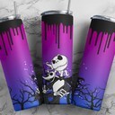 Jack Skellington Skinny Tumbler Cartoon Character Nightmare Jack Skellington Skinny Tumbler Cartoon Character Nightmare