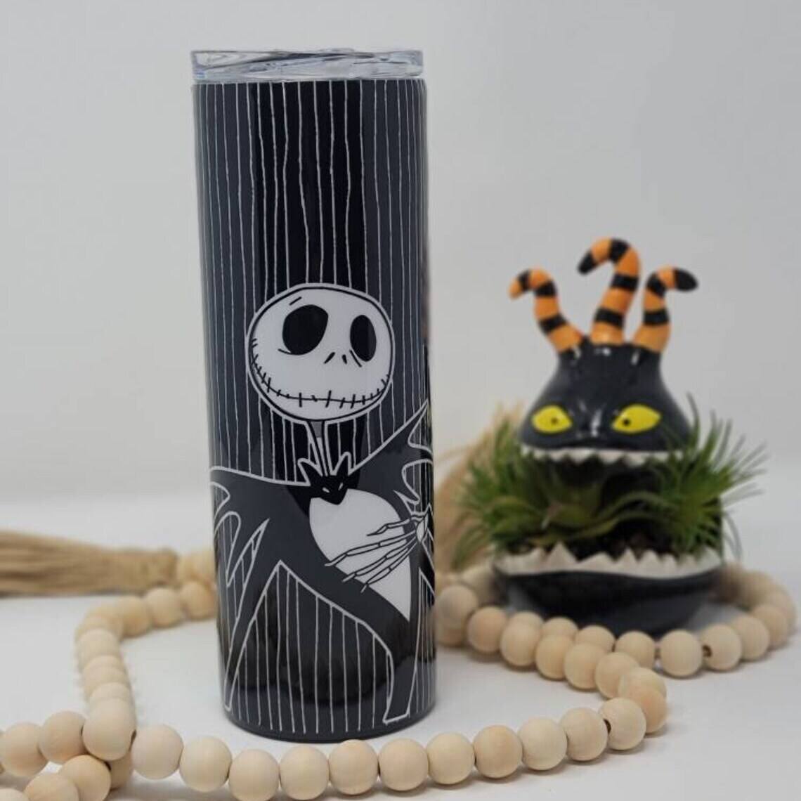 Jack Skellington Skinny Tumbler Halloween