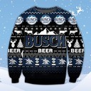 Busch Light Ugly Christmas Sweater Beer