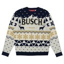 Vintage Busch Ugly Christmas Sweater Beer