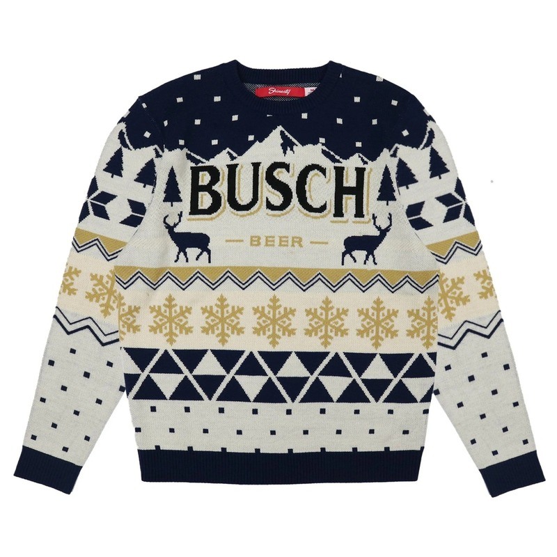 Vintage Busch Ugly Christmas Sweater Beer Vintage Busch Ugly Christmas Sweater Beer