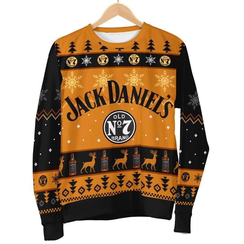 Cool Jack Daniels Ugly Christmas Sweater Cool Jack Daniels Ugly Christmas Sweater