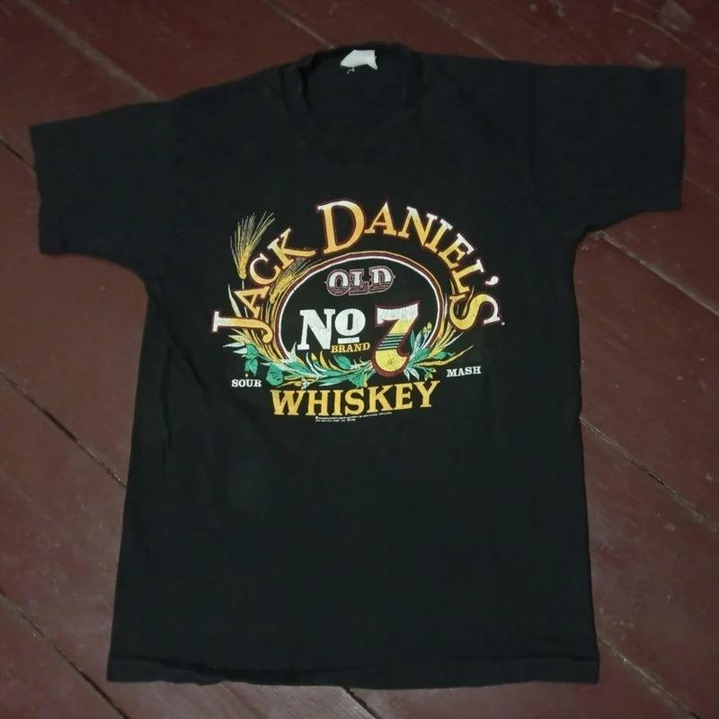 Jack Daniels Whiskey T-Shirt Sour Mash Jack Daniels Whiskey T-Shirt Sour Mash