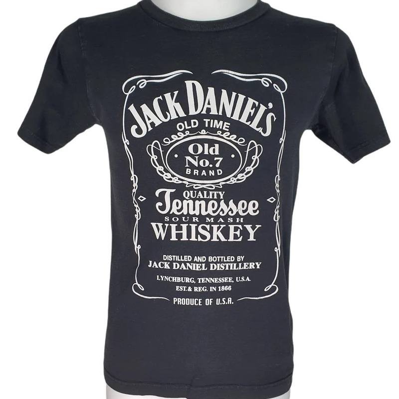 Vintage Jack Daniels Whiskey T-Shirt Old Time Quality Tennessee Sour Mash Vintage Jack Daniels Whiskey T-Shirt Old Time Quality Tennessee Sour Mash