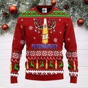 Miller High Life Ugly Christmas Sweater Reinbeer Halloween Gift
