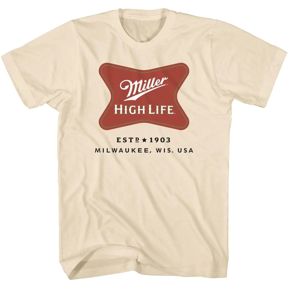 Miller High Life T-Shirt Beer Logo Miller High Life T-Shirt Beer Logo