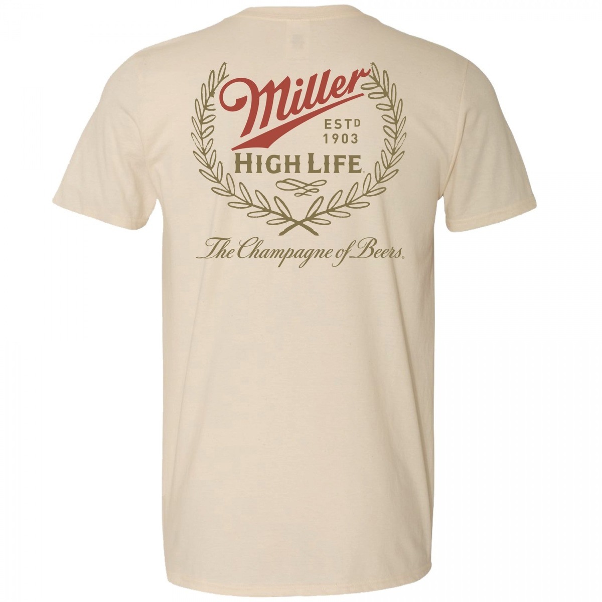 Miller High Life T-Shirt The Champagne Of Beers Miller High Life T-Shirt The Champagne Of Beers
