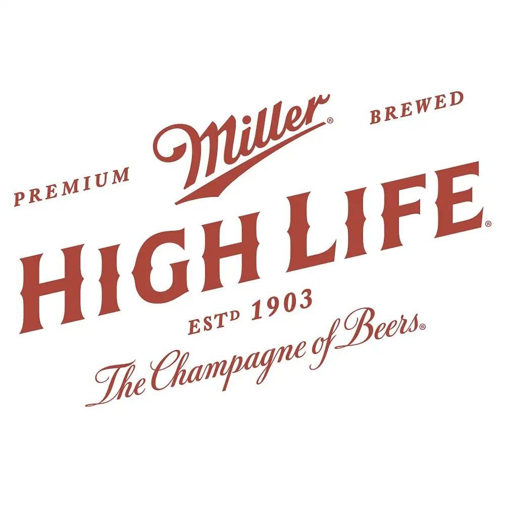 Miller High Life T-Shirt Premium Brewed The Champagne Of Beers Miller High Life T-Shirt Premium Brewed The Champagne Of Beers