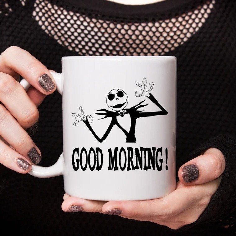 Jack Skellington Mug Good Morning