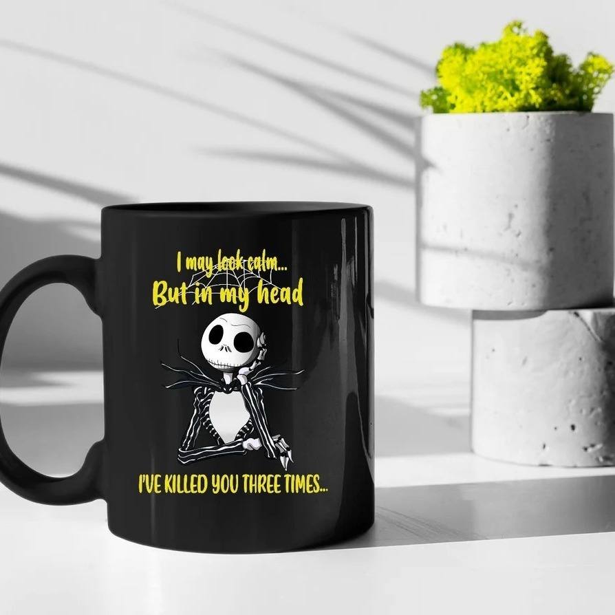 Jack Skeleton Mug I've Killed You Three Times Jack Skeleton Mug I've Killed You Three Times