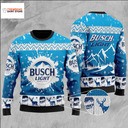 Beer Lover Gift Busch Light Ugly Christmas Sweater Beer Lover Gift Busch Light Ugly Christmas Sweater