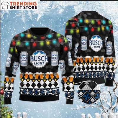Beer Lover Xmas Gift Busch Light Ugly Christmas Sweater Beer Lover Xmas Gift Busch Light Ugly Christmas Sweater
