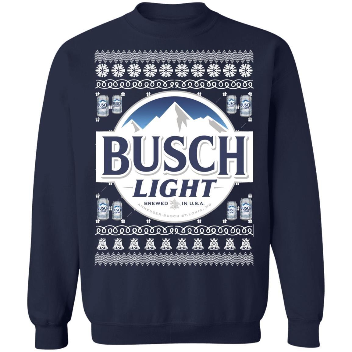 Busch Light Beer Ugly Christmas Sweater Gift For Christmas Busch Light Beer Ugly Christmas Sweater Gift For Christmas
