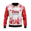 Coors Light Ugly Christmas Sweater Unique Gift For Beer Lover Coors Light Ugly Christmas Sweater Unique Gift For Beer Lover