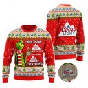 I Will Drink Coors Light Everywhere Ugly Christmas Sweater Grinch I Will Drink Coors Light Everywhere Ugly Christmas Sweater Grinch
