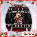 Less People More Coors Light Ugly Christmas Sweater Thanos Less People More Coors Light Ugly Christmas Sweater Thanos