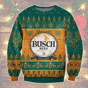 Busch Ugly Christmas Sweater Clear And Bright As Moutain Air Busch Ugly Christmas Sweater Clear And Bright As Moutain Air