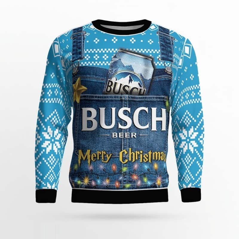 Busch Ugly Christmas Sweater Beer Great Gift Ideas Busch Ugly Christmas Sweater Beer Great Gift Ideas