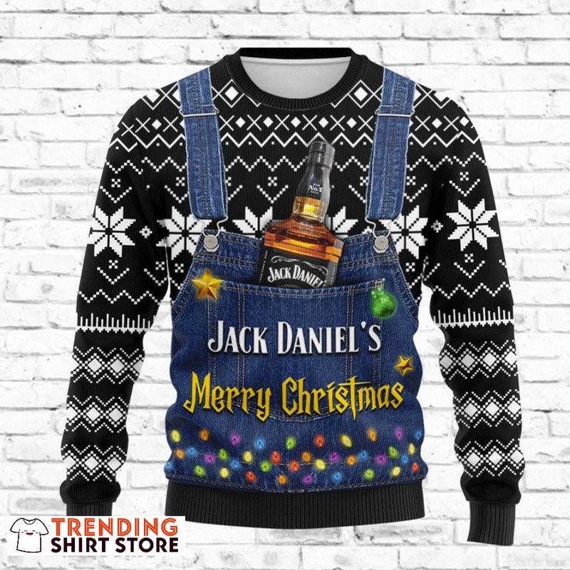 Jack Daniels Ugly Christmas Sweater Merry Christmas Jack Daniels Ugly Christmas Sweater Merry Christmas