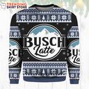 Busch Latte Ugly Christmas Sweater Cool Beer Lovers Gift