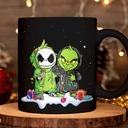 Cute Baby Jack Skellington And Grinch Mug Cute Baby Jack Skellington And Grinch Mug