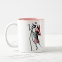 Jack Skellington And Sally Dancing Mug Jack Skellington And Sally Dancing Mug