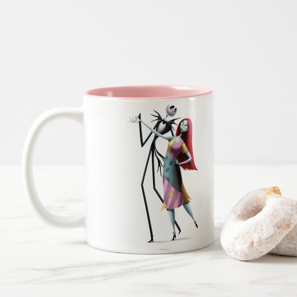 Jack Skellington And Sally Dancing Mug Jack Skellington And Sally Dancing Mug