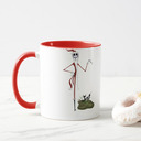 Funny Jack Skellington Mug Santa Nightmare Before Christmas Funny Jack Skellington Mug Santa Nightmare Before Christmas