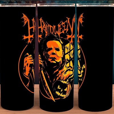 Michael Myers Skinny Tumbler Unique Halloween Gift
