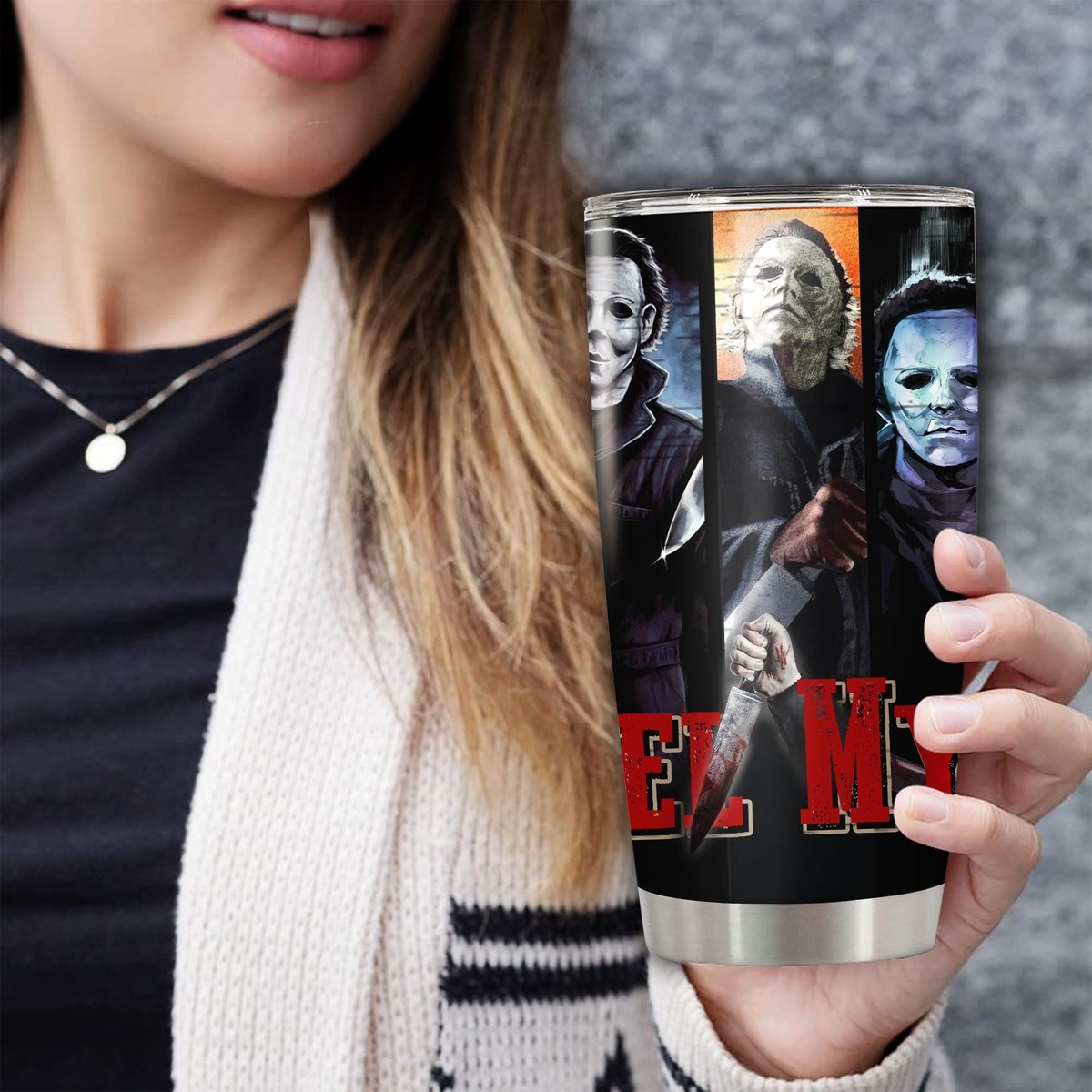 Halloween Michael Myers Tumbler Horror Movie Character