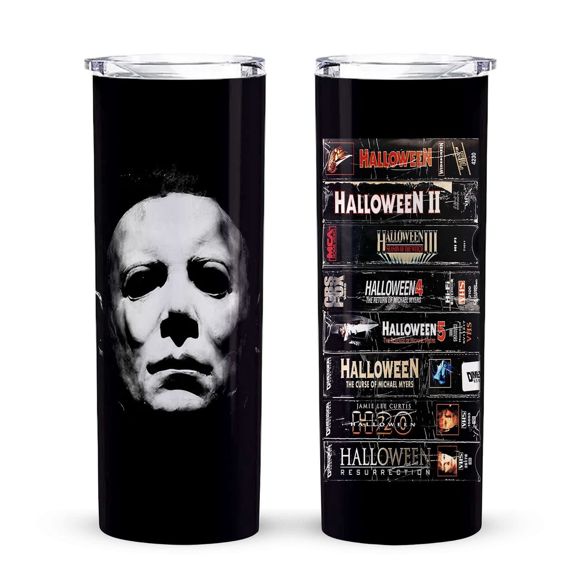 Michael Myers Skinny Tumbler Halloween Movie Series Michael Myers Skinny Tumbler Halloween Movie Series