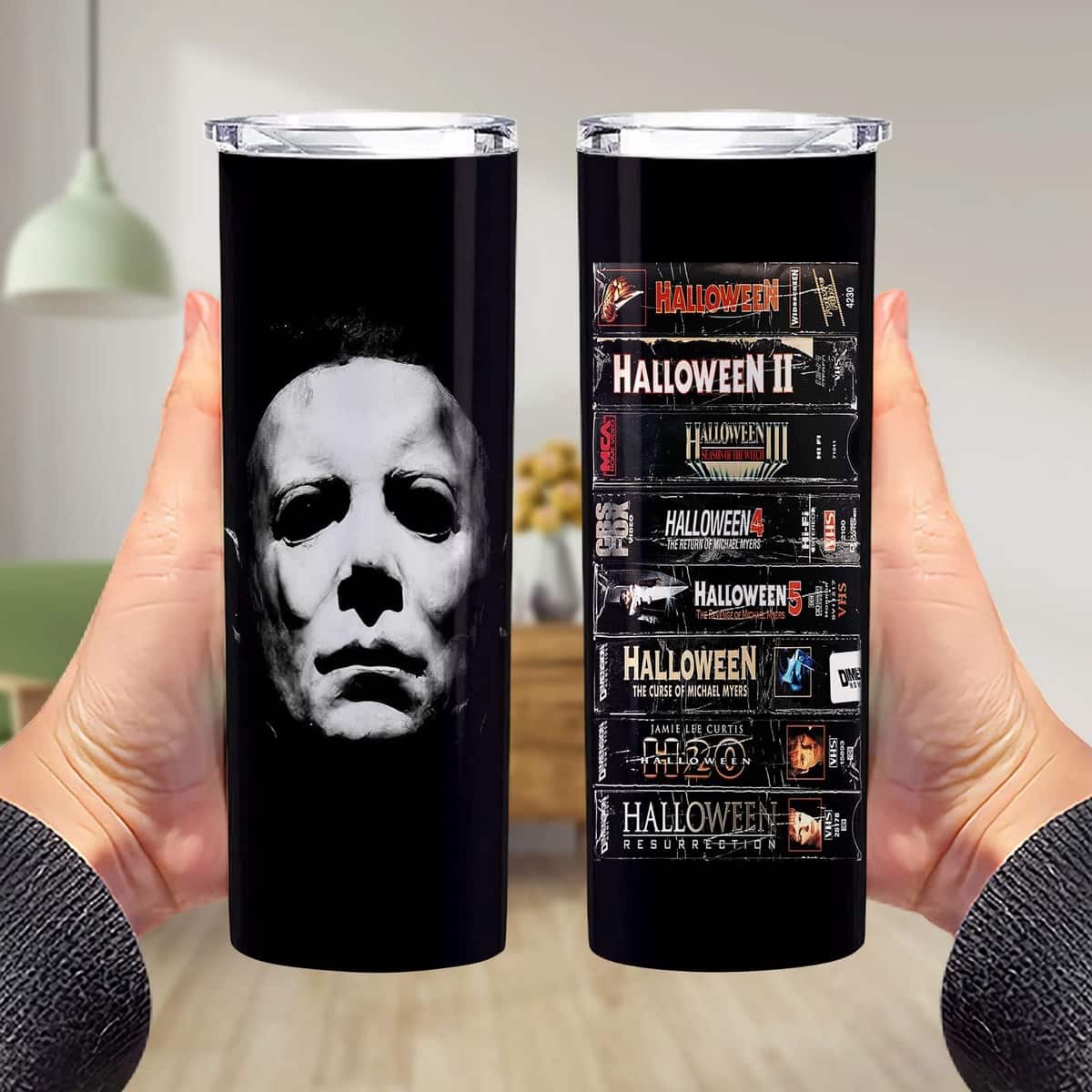 Michael Myers Skinny Tumbler Halloween Movie Series Michael Myers Skinny Tumbler Halloween Movie Series